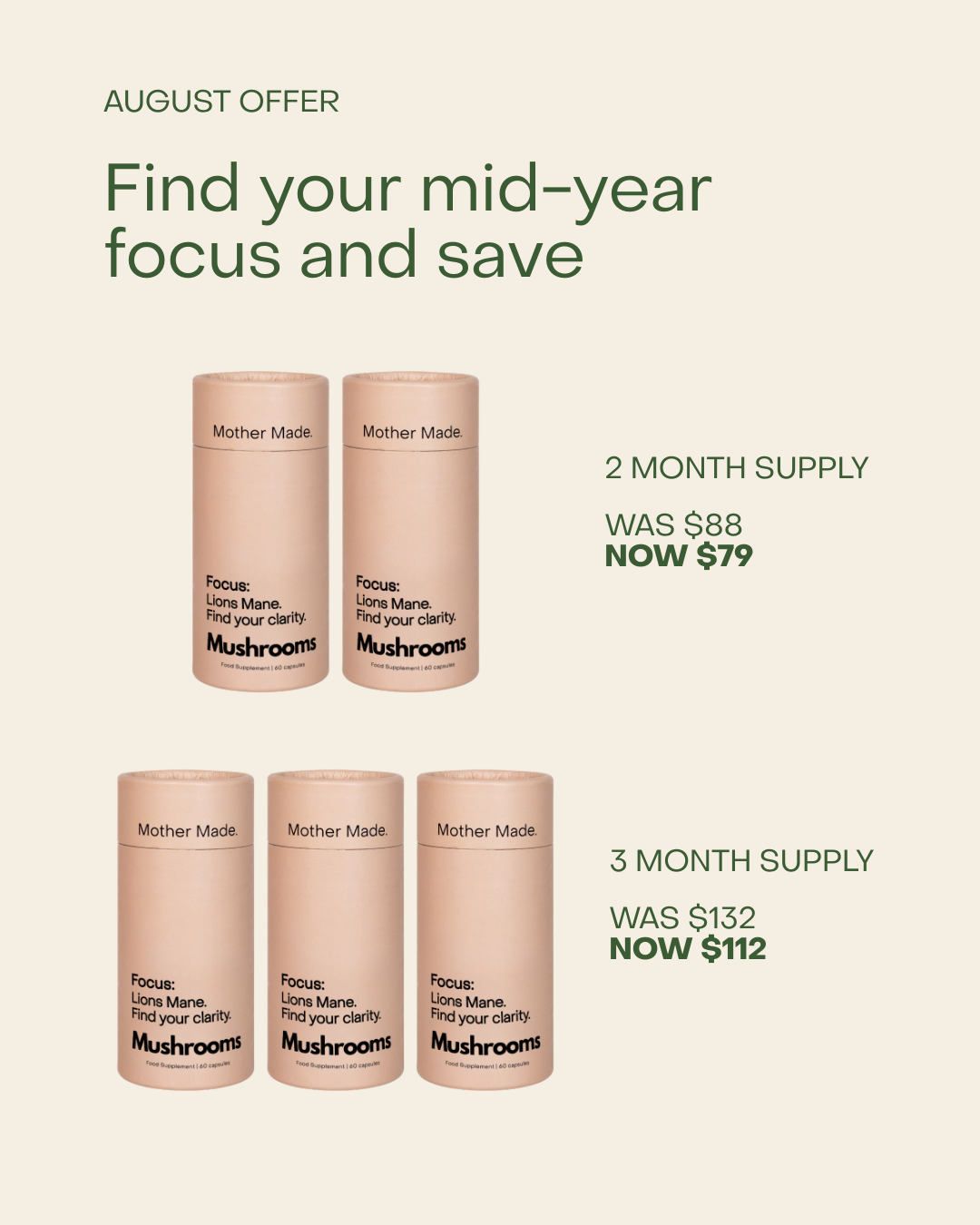 Mid-Year Focus Offer
